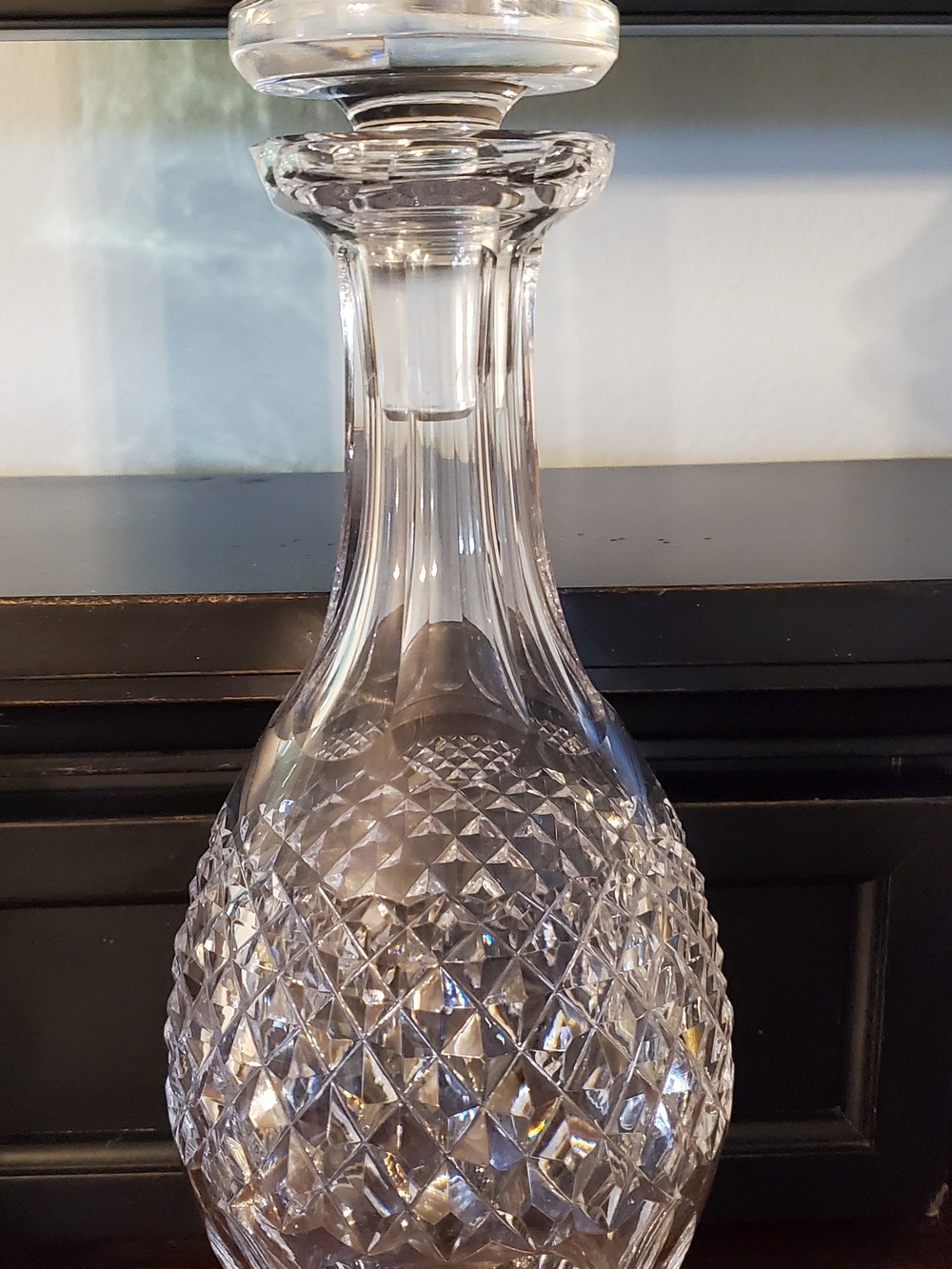 Waterford Crystal Colleen Short Stem Wine Decanter with Stopper 13"-13.25"with S